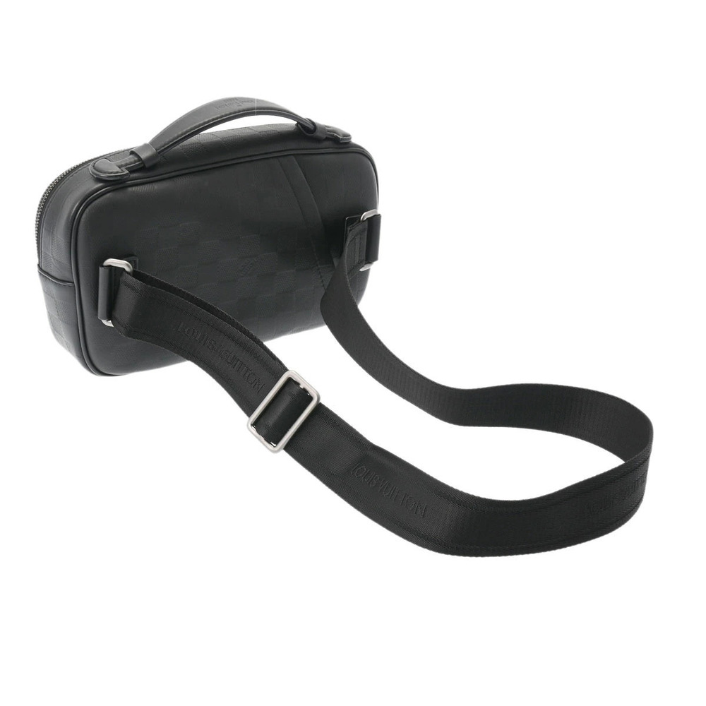Louis Vuitton Onyx Infini Damier Body Leather Taurillon Black Ambrelle Belt